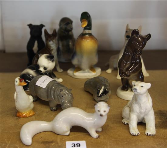 Collection of mixed Russian & other animals
